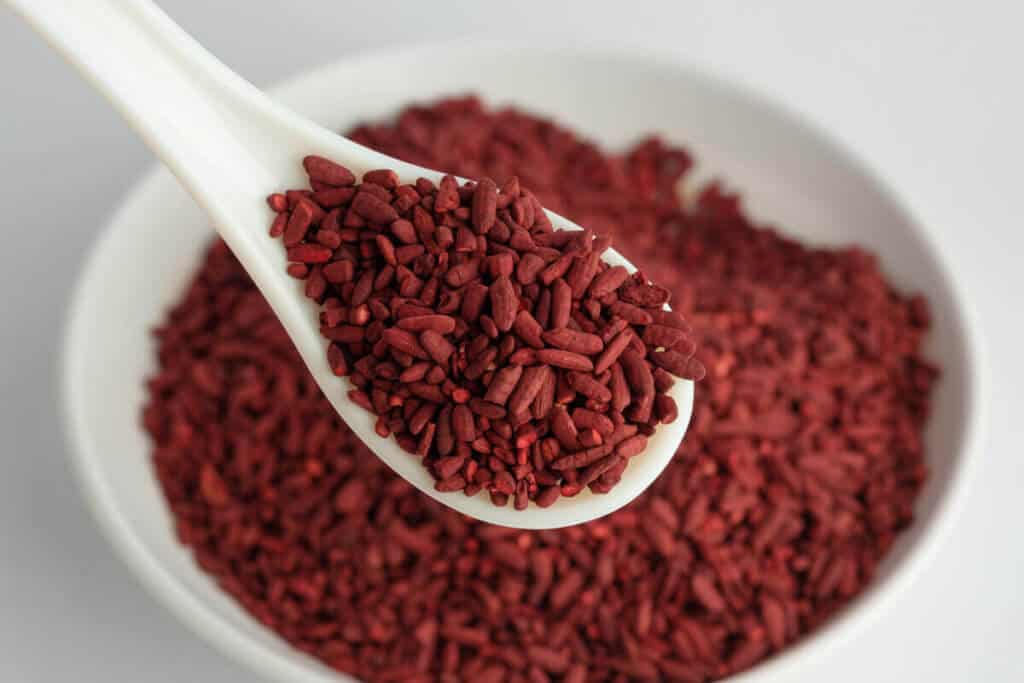 red yeast rice in a bowl