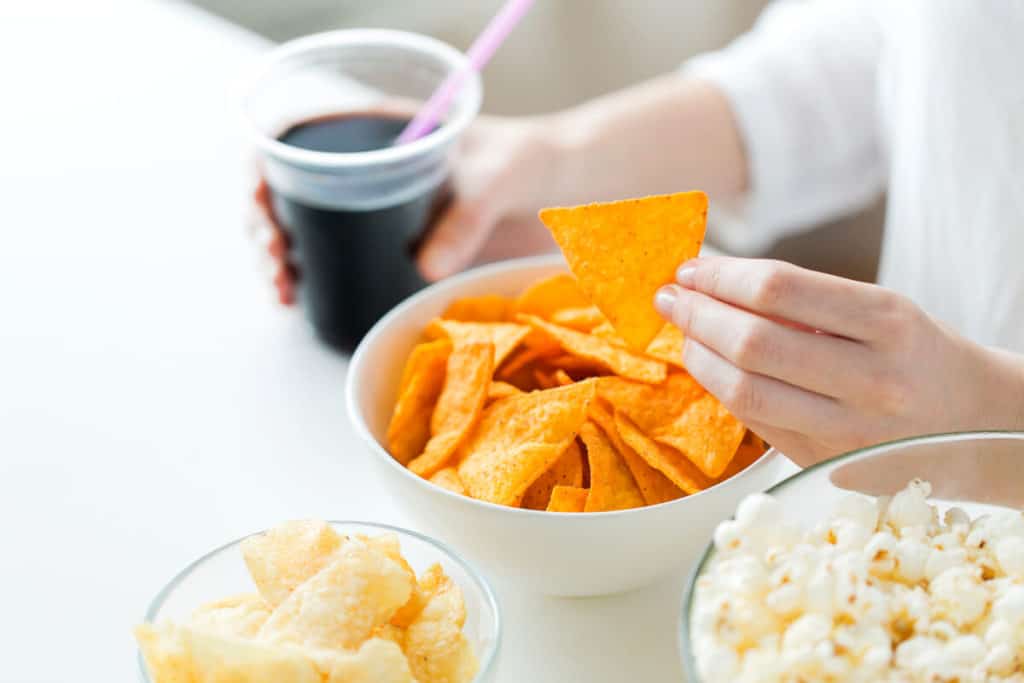 Image of low-nutrient junk food