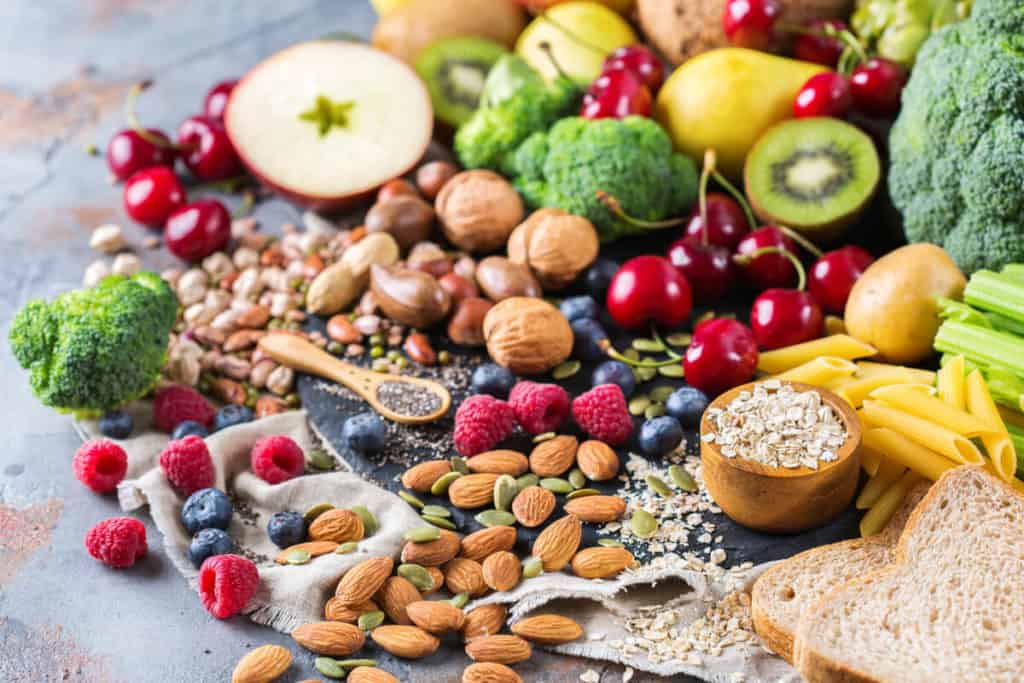 Various nutrient-rich foods
