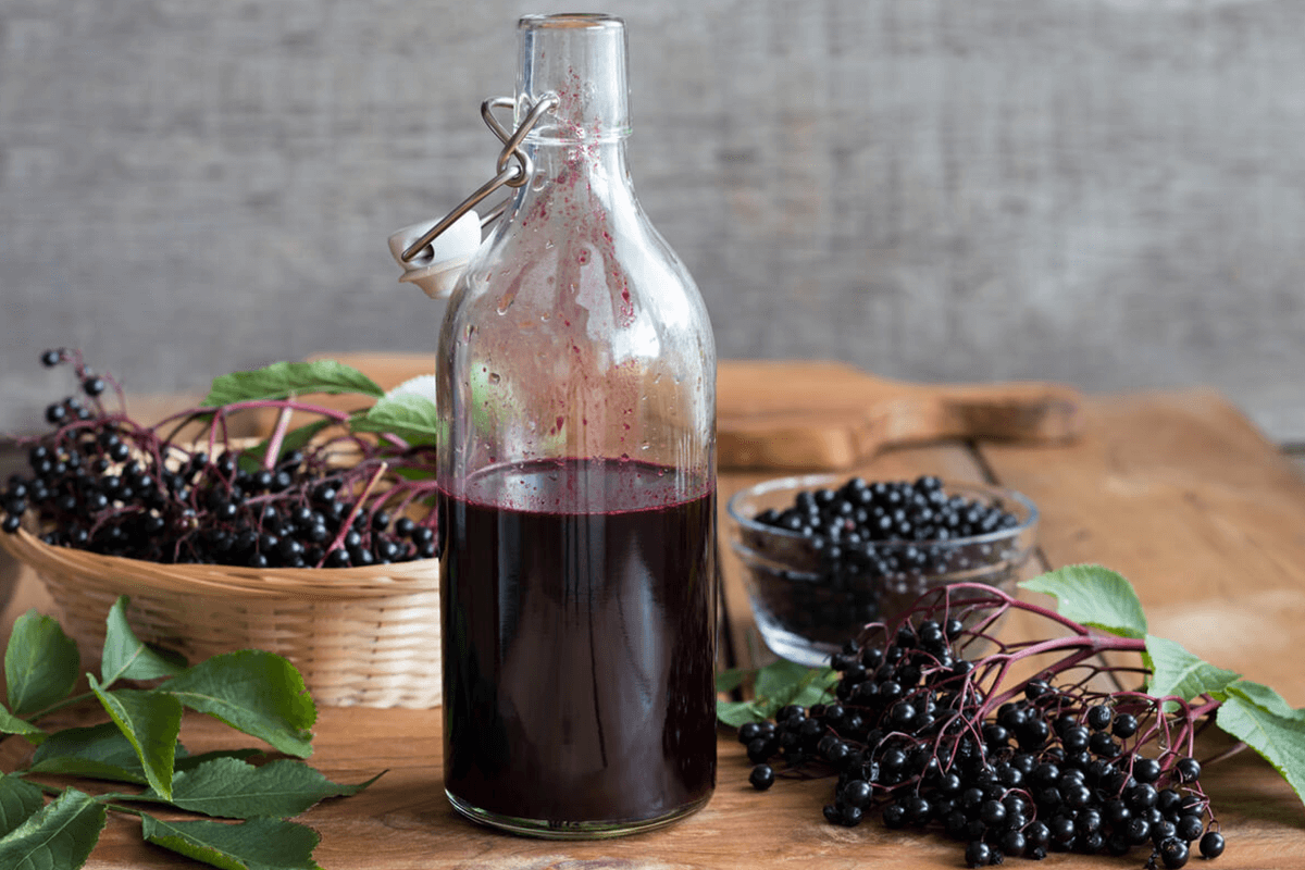Back to school health tips elderberry syrup