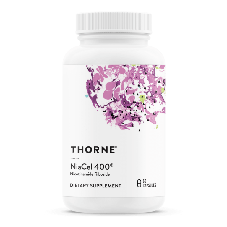 brand partners Thorne NiaCel 400 supplement bottle