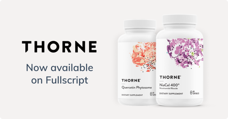 thorne supplements & vitamins on fullscript blog post