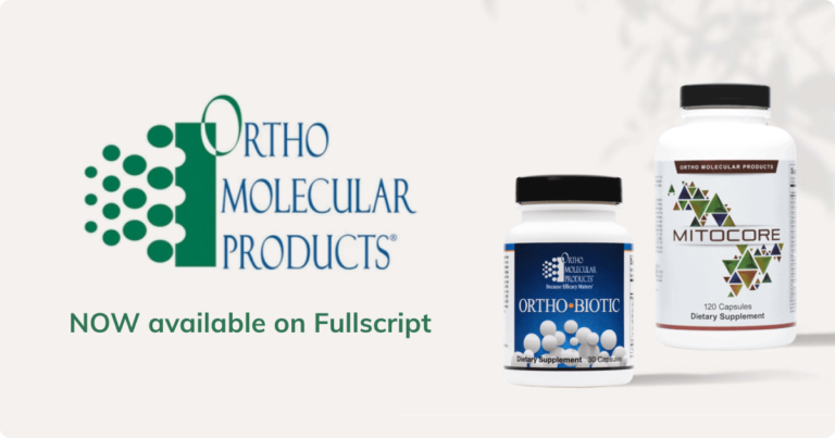 ortho molecular products are now available on fullscript blog post