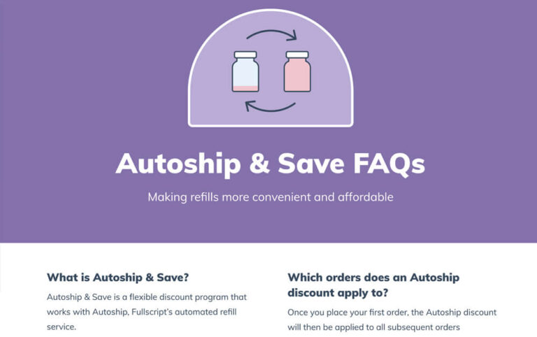 autoship and save patient faqs image
