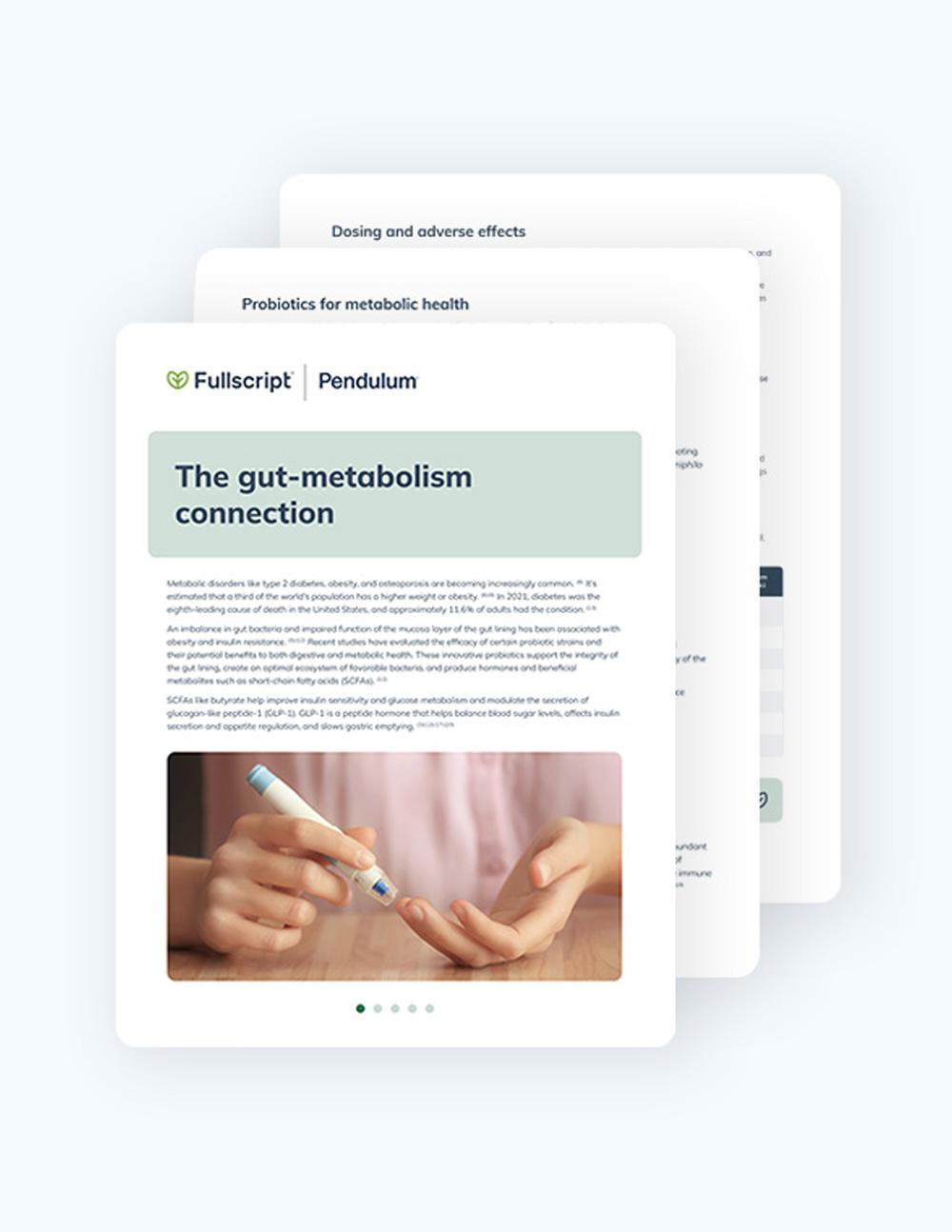 The gut-metabolism connection handout